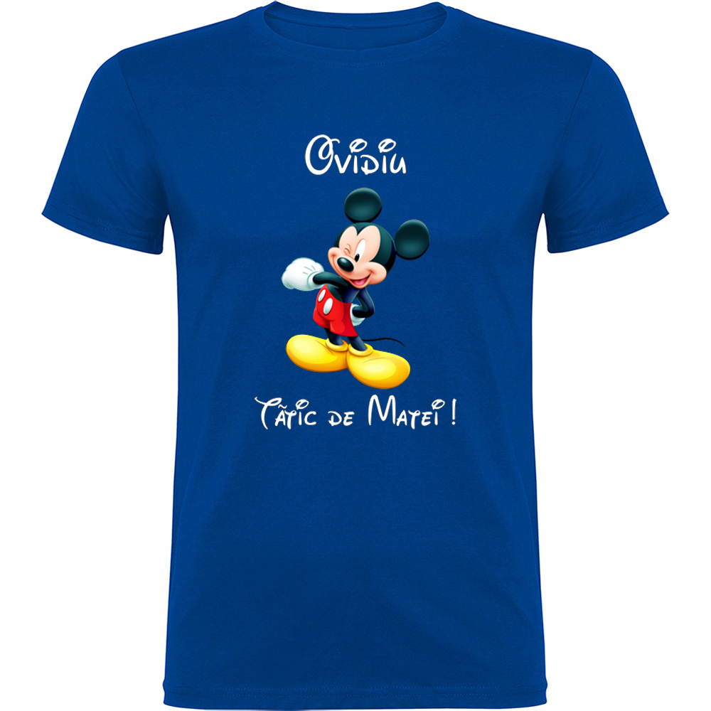 TATICMICKEY.TR_.BLU_.jpg Tricou Tătic Mickey, Albastru - imagine 1