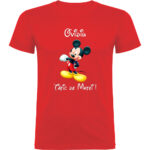 Tricou Tătic Mickey, Roșu
