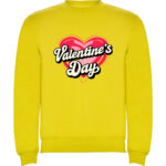 Pulover Valentines Day Heart (Retro), Galben