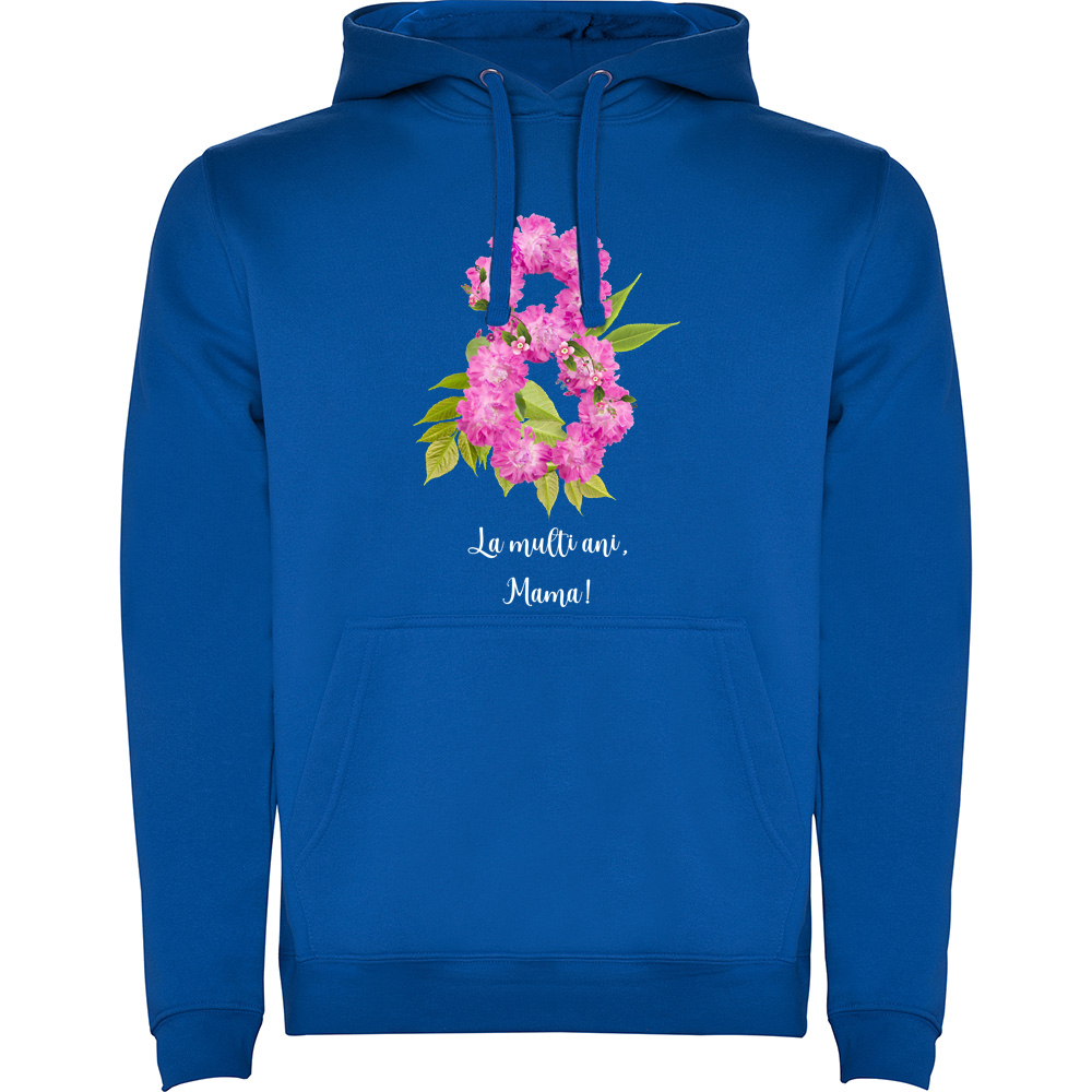 8MARTIE-LAMULTIANIMAMA.HAN_.BLU_.jpg Hanorac 8 Martie - La multi ani mama !, Albastru - imagine 1