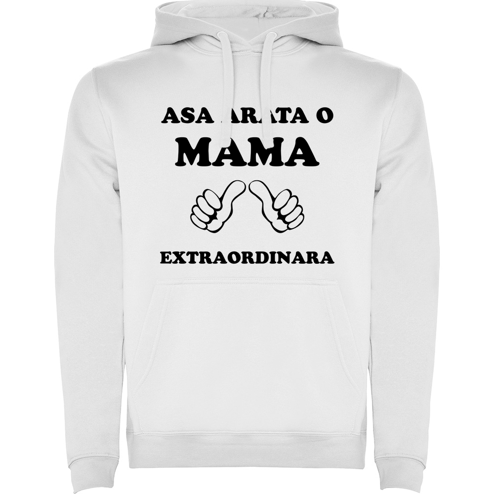 ASAARATAOMAMAEXTRAORDINARA.HAN_.WHT_.jpg Hanorac Asa arata o mama extraordinara, Alb - imagine 1