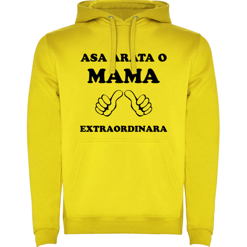 Hanorac Asa arata o mama extraordinara, Galben