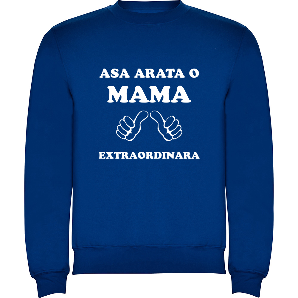 ASAARATAOMAMAEXTRAORDINARA.PLV_.BLU_.jpg Pulover Asa arata o mama extraordinara, Albastru - imagine 1