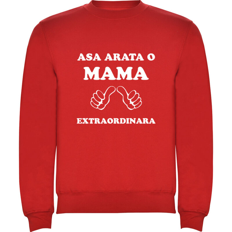 Pulover Asa arata o mama extraordinara, Roșu