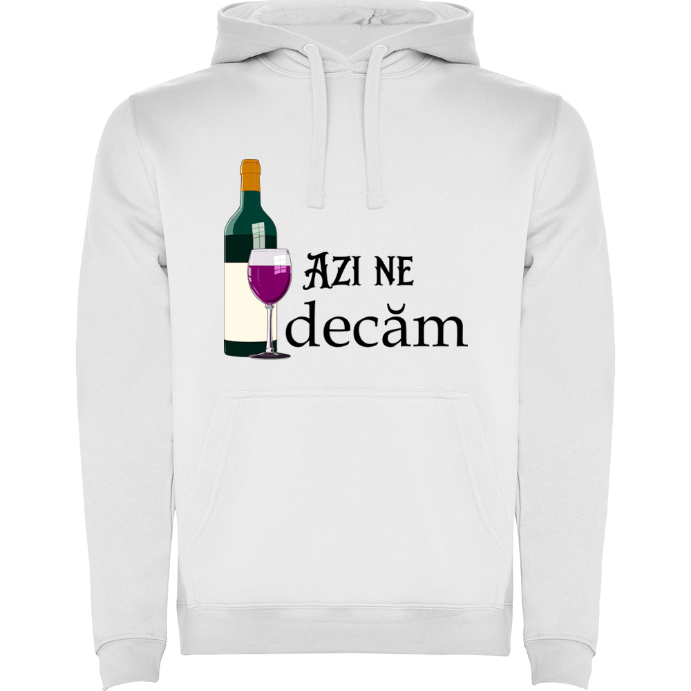 AZINEVINDECAM.HAN_.WHT_.jpg Hanorac Azi ne vindecam, Alb - imagine 1