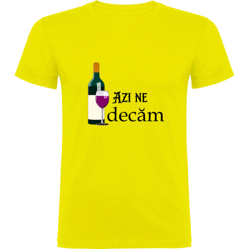 Tricou Azi ne vindecam, Galben