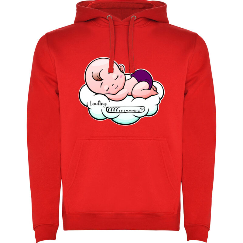 Hanorac Baby loading, Roșu