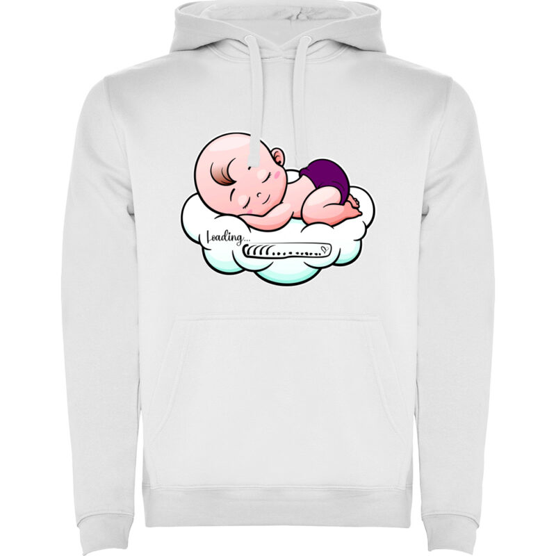 Hanorac Baby loading, Alb