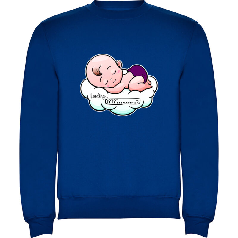 Pulover Baby loading, Albastru