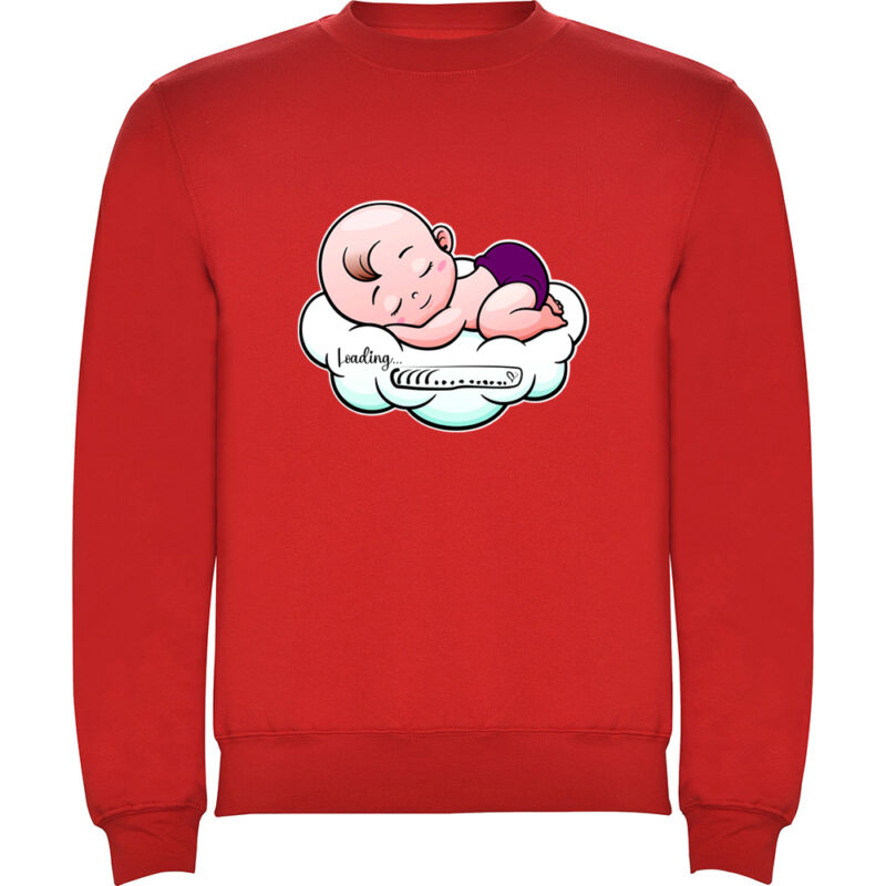 Pulover Baby loading, Roșu