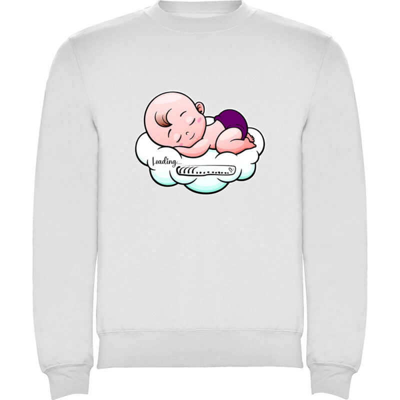 Pulover Baby loading, Alb