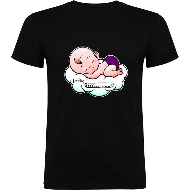 Tricou Baby loading, Negru