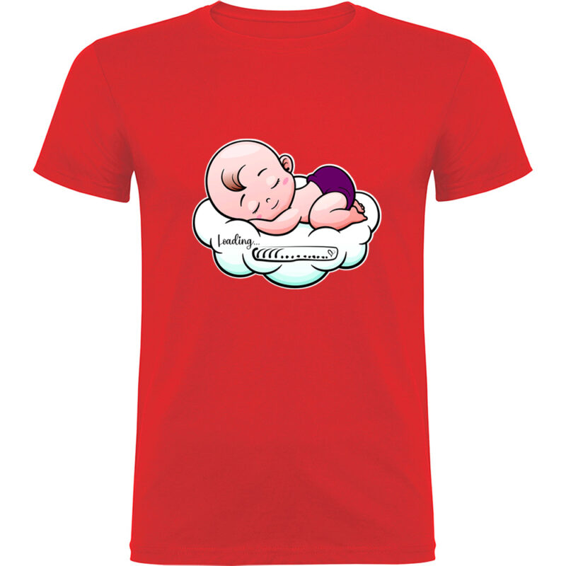Tricou Baby loading, Roșu