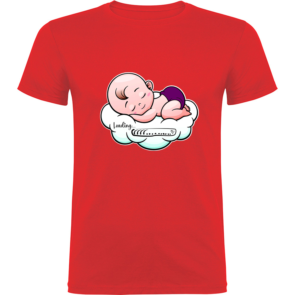 BABYLOADING.TR_.RED_.jpg Tricou Baby loading, Roșu - imagine 1