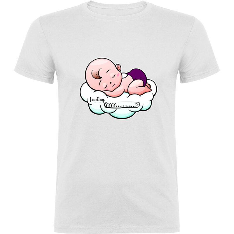 Tricou Baby loading, Alb