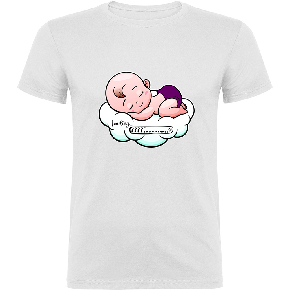 BABYLOADING.TR_.WHT_.jpg Tricou Baby loading, Alb - imagine 1