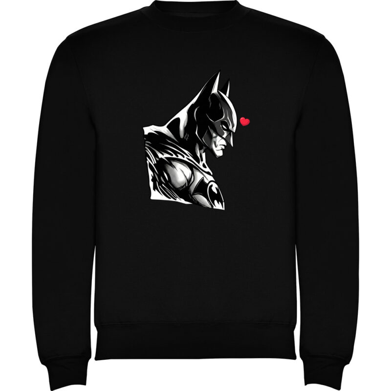 Pulover BATMAN (HEART), Negru