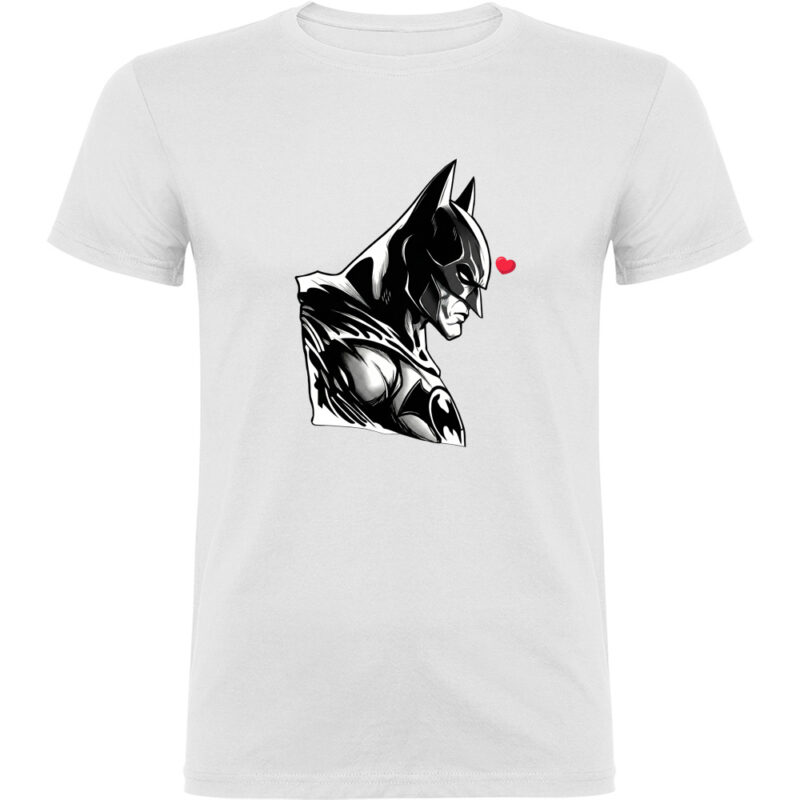 Tricou BATMAN (HEART), Alb