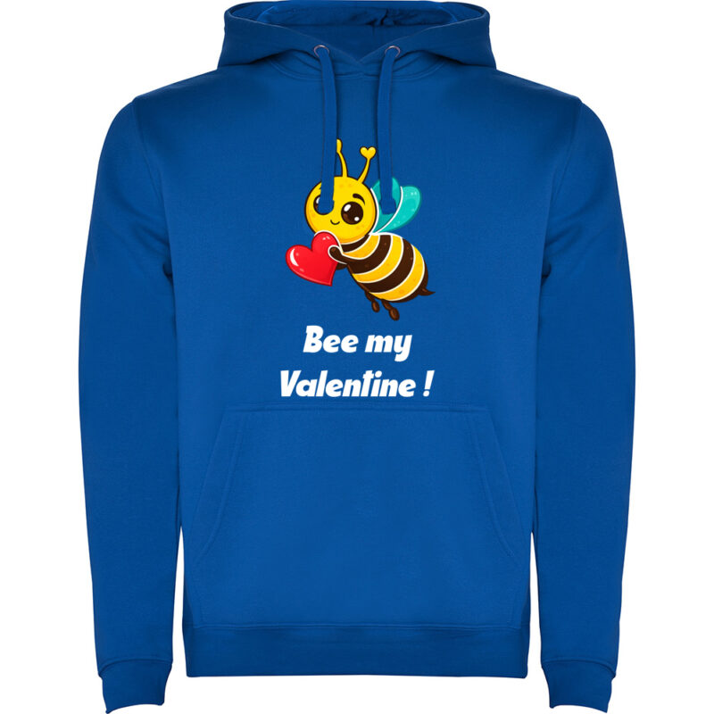 Hanorac Bee my Valentine, Albastru