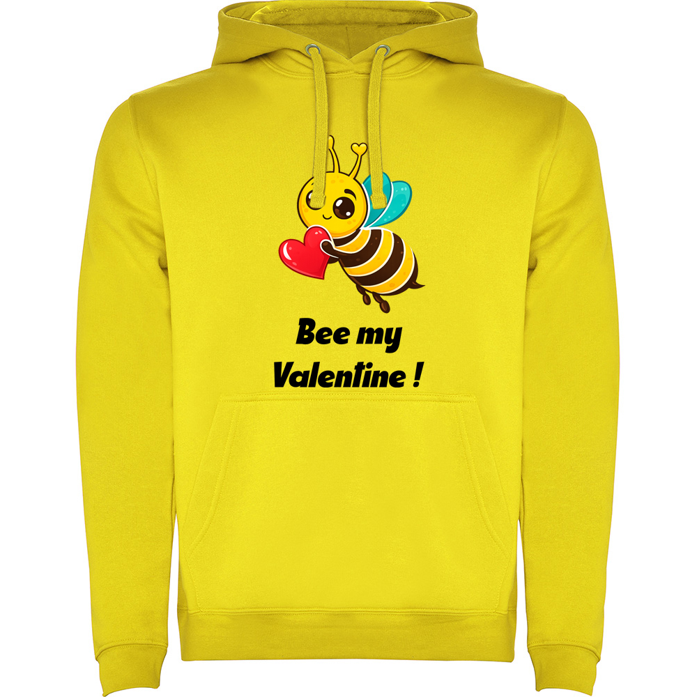 BEEMYVALENTINE.HAN_.YEL_.jpg Hanorac Bee my Valentine, Galben - imagine 1