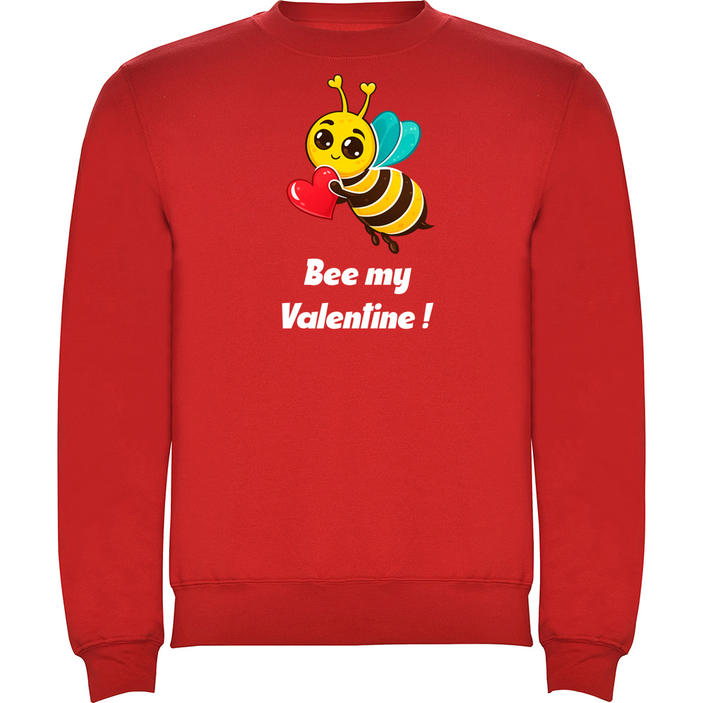 BEEMYVALENTINE.PLV_.RED_.jpg Pulover Bee my Valentine, Roșu - imagine 1