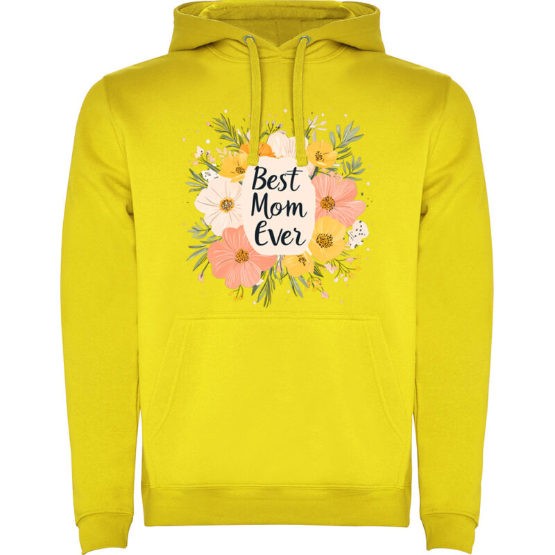 Hanorac Best Mom ever, Galben