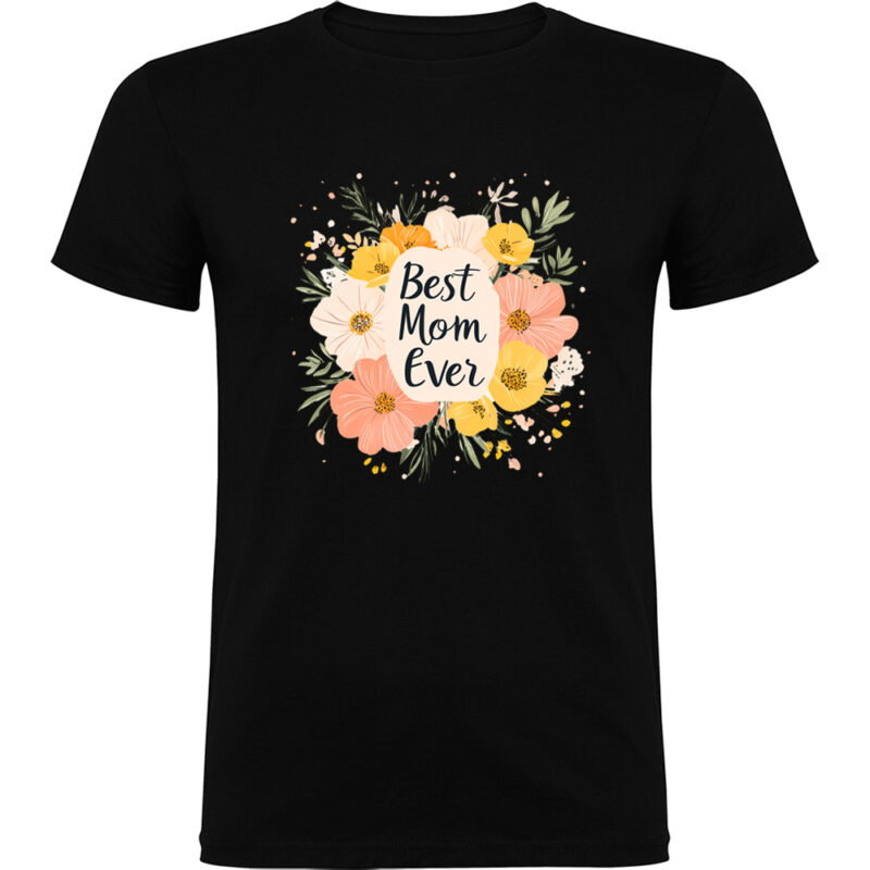 Tricou Best Mom ever, Negru