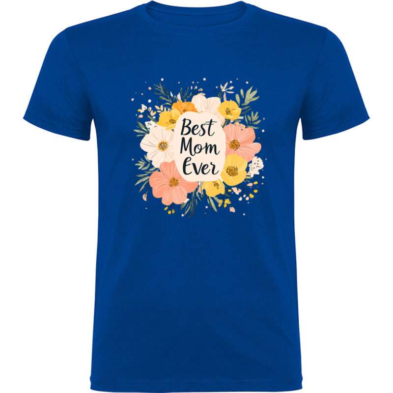 Tricou Best Mom ever, Albastru