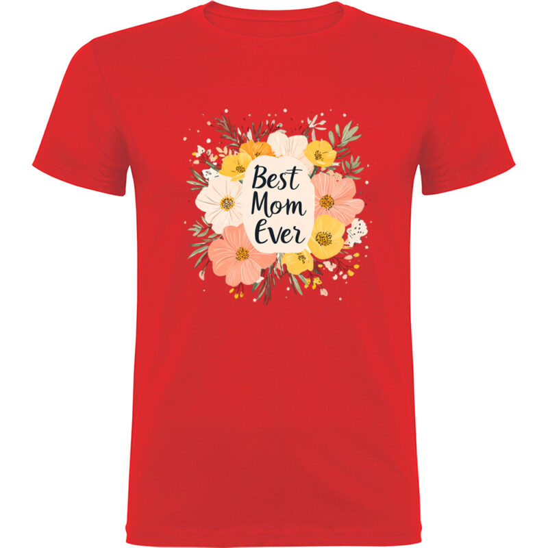 Tricou Best Mom ever, Roșu