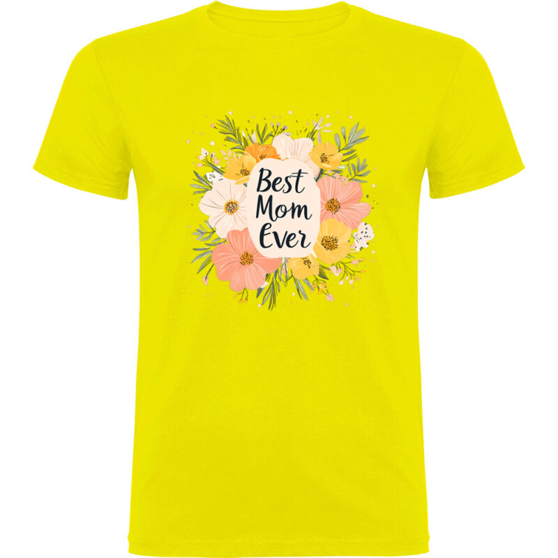 Tricou Best Mom ever, Galben