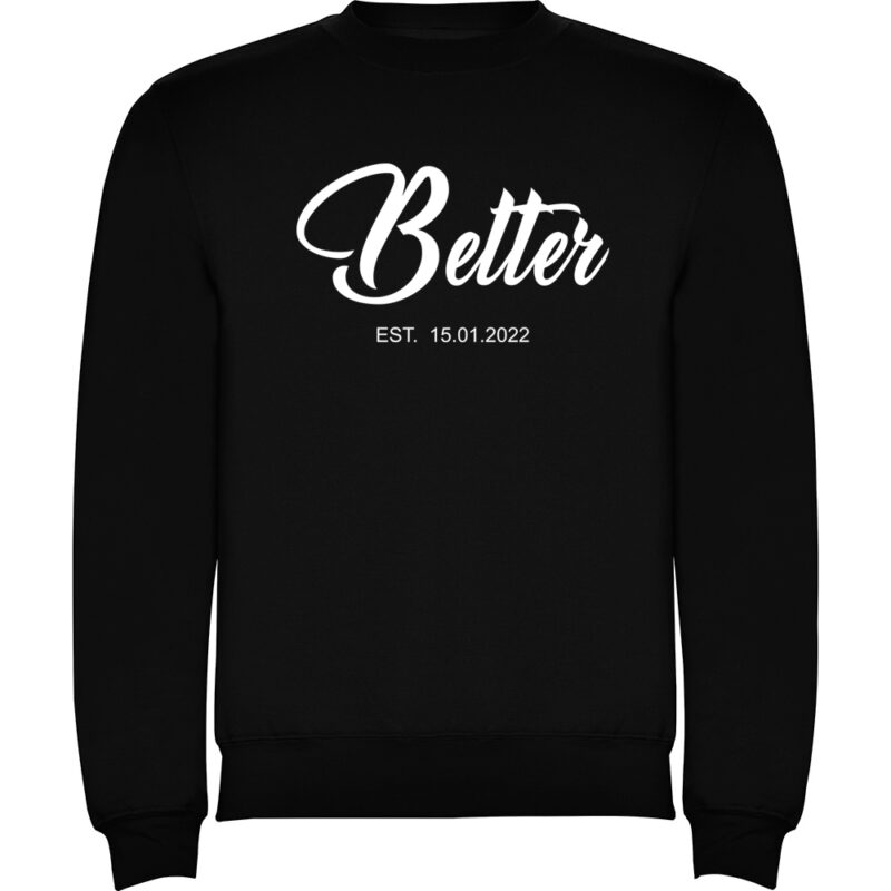 Pulover Better Together - Ea, Negru