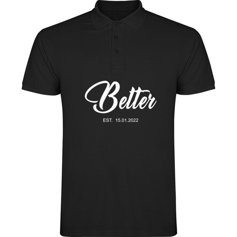 Tricou polo Better Together - Ea, Negru