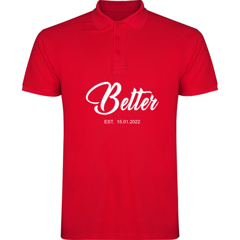 Tricou polo Better Together - Ea, Roșu