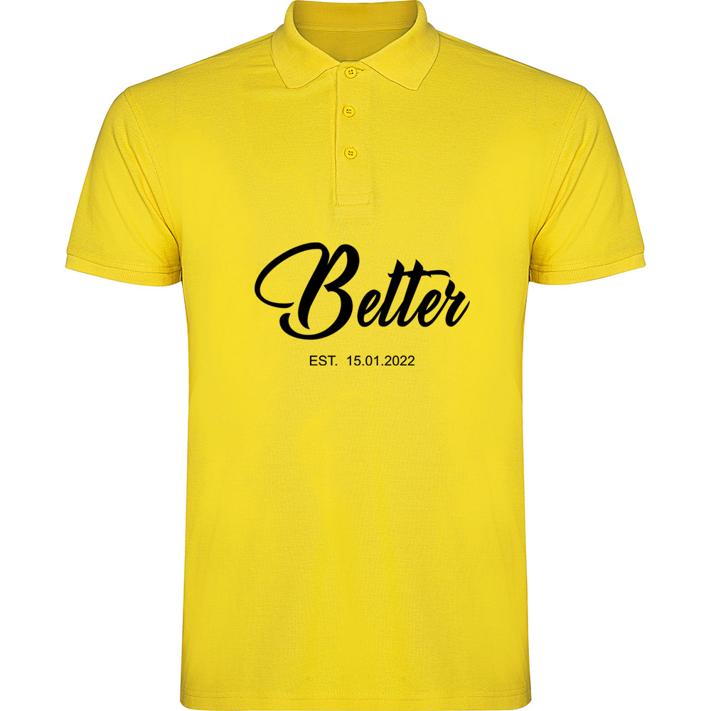 BETTERTOGETHER-EA.TP_.YEL_.jpg Tricou polo Better Together - Ea, Galben - imagine 1