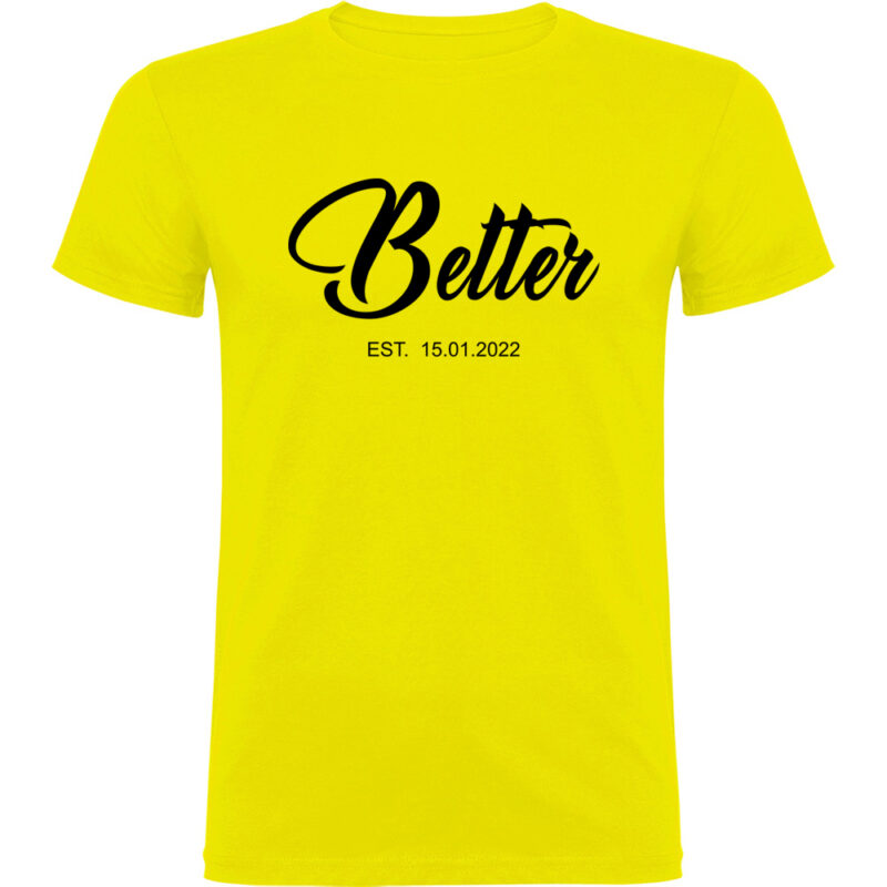 Tricou Better Together - Ea, Galben