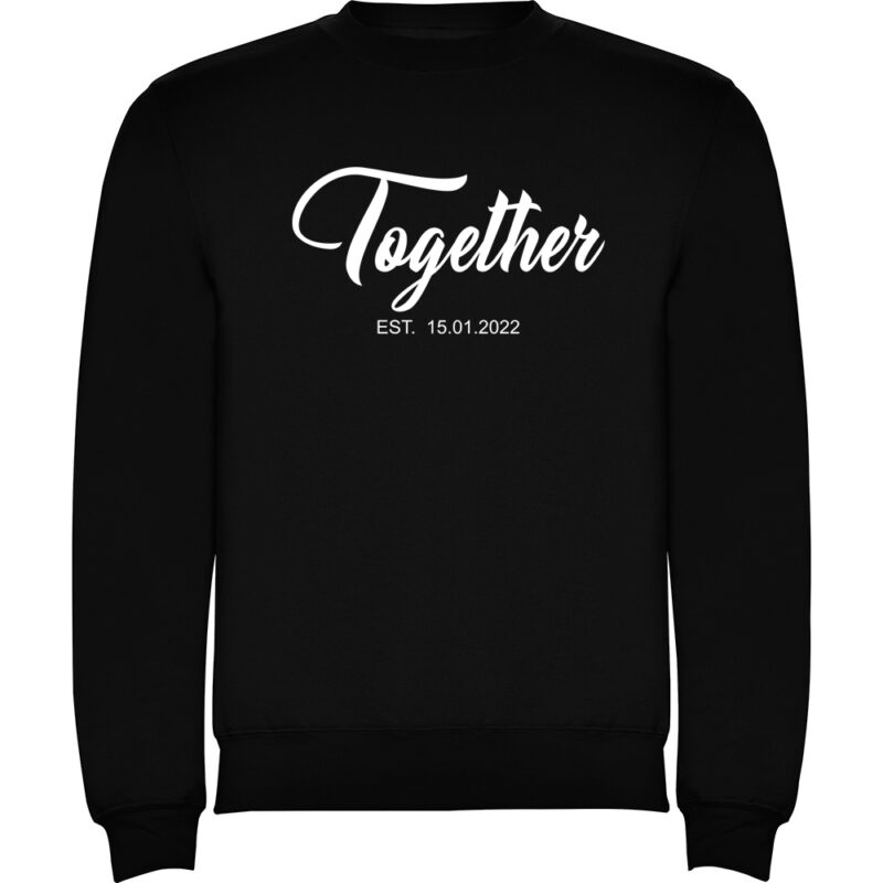 Pulover Better Together - El, Negru