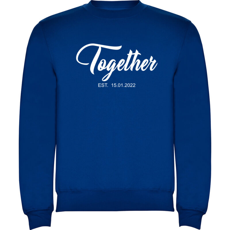 Pulover Better Together - El, Albastru