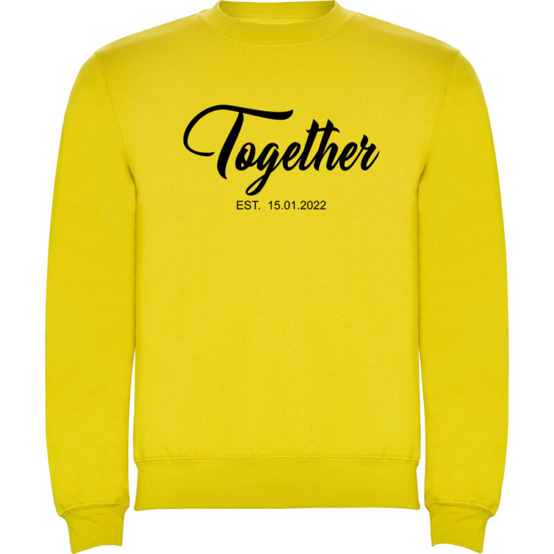 Pulover Better Together - El, Galben