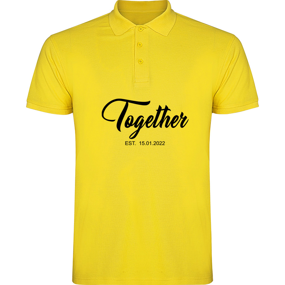 BETTERTOGETHER-EL.TP_.YEL_.jpg Tricou polo Better Together - El, Galben - imagine 1
