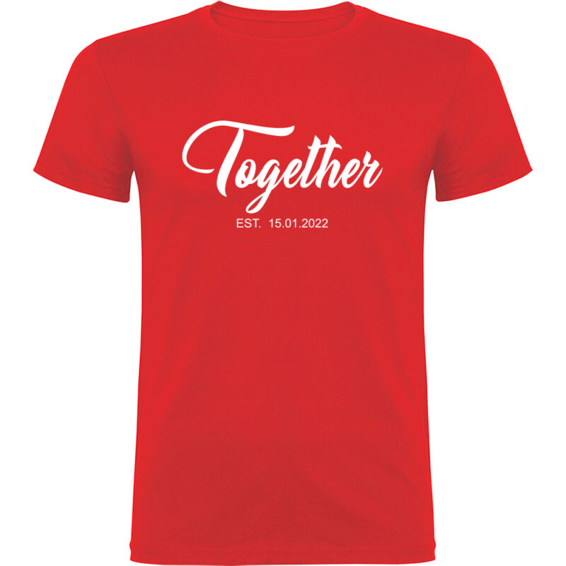 Tricou Better Together - El, Roșu