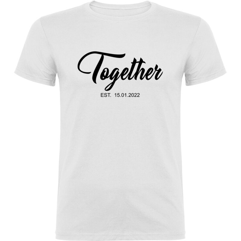 Tricou Better Together - El, Alb