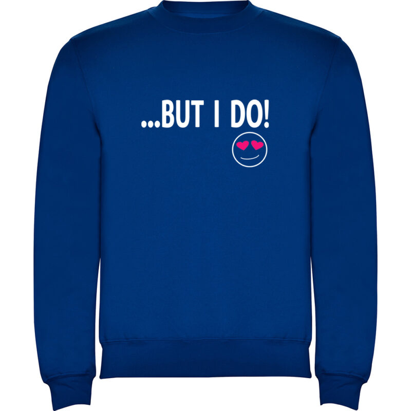 Pulover But I do, Albastru