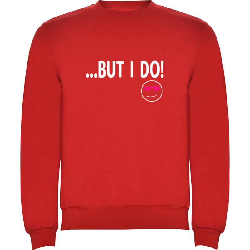 Pulover But I do, Roșu