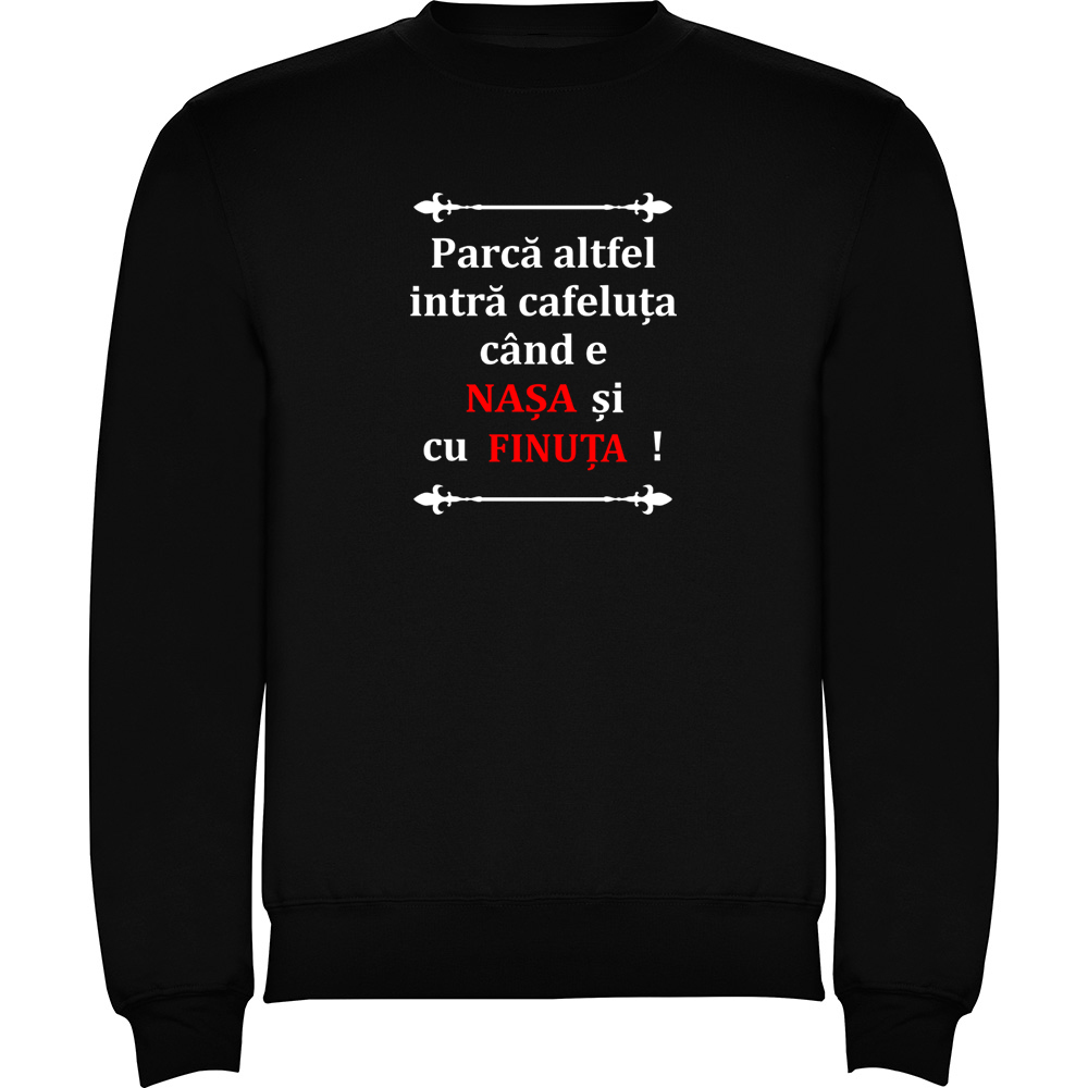 CAFELUTACUNASASIFINUTA.PLV_.BLK_.jpg Pulover Cafeluta cu Nasa si Finuta, Negru - imagine 1