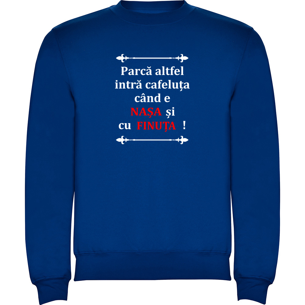 CAFELUTACUNASASIFINUTA.PLV_.BLU_.jpg Pulover Cafeluta cu Nasa si Finuta, Albastru - imagine 1