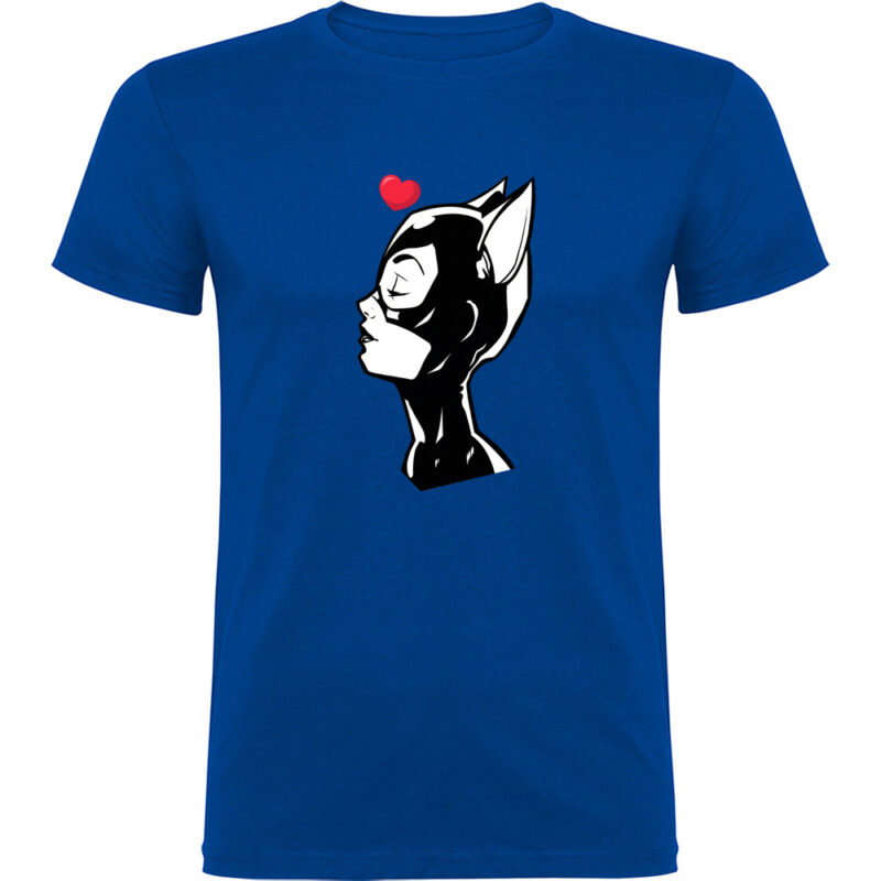 Tricou CATWOMAN (HEART), Albastru
