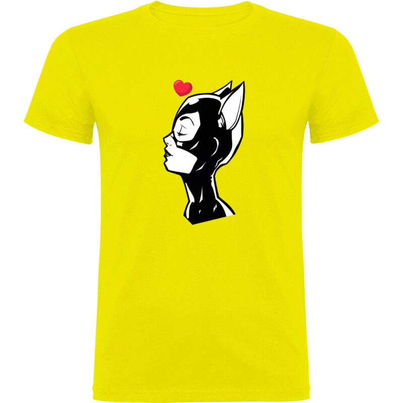 Tricou CATWOMAN (HEART), Galben