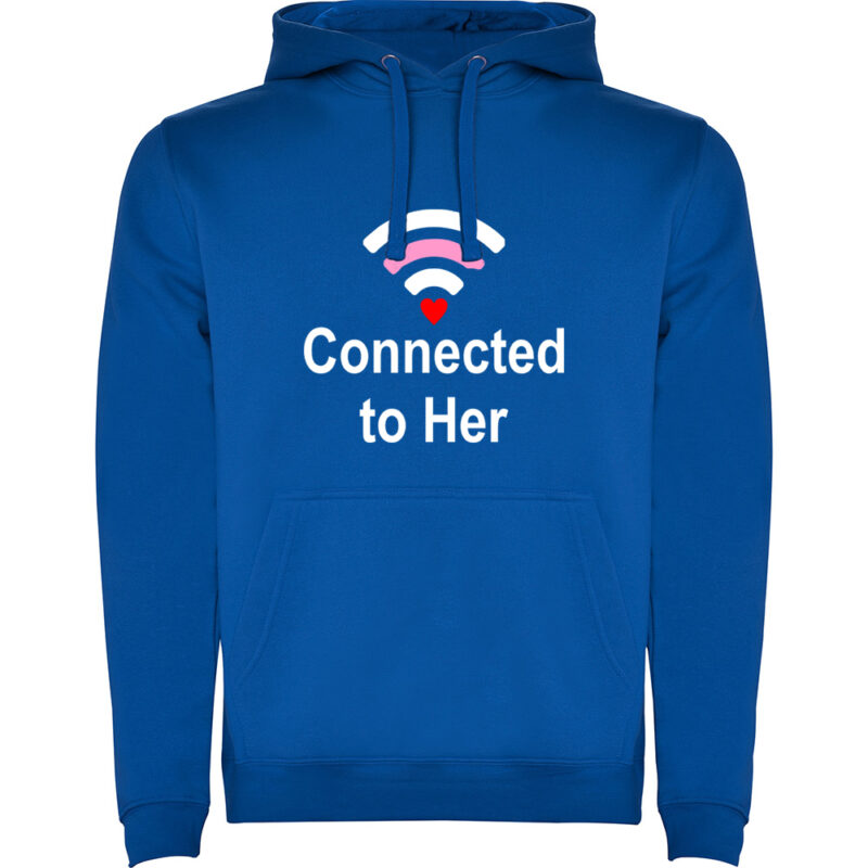 Hanorac Connected to her, Albastru