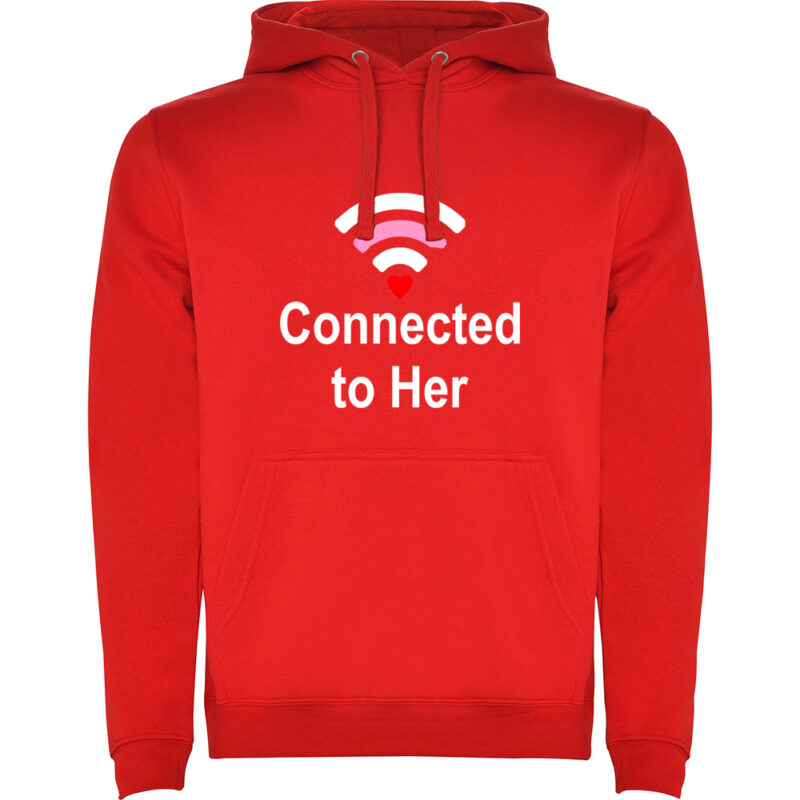 Hanorac Connected to her, Roșu