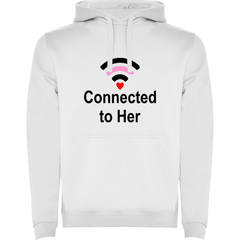 Hanorac Connected to her, Alb